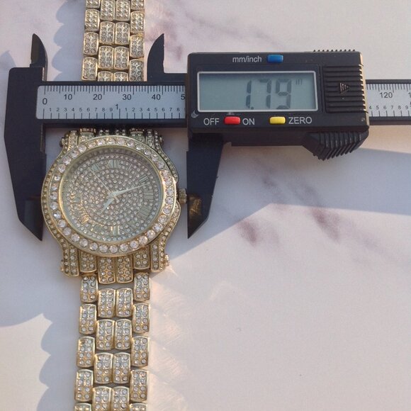 Techno Pave Watch Blingout Blinding Boyfriend Chiunky - Picture 12 of 15